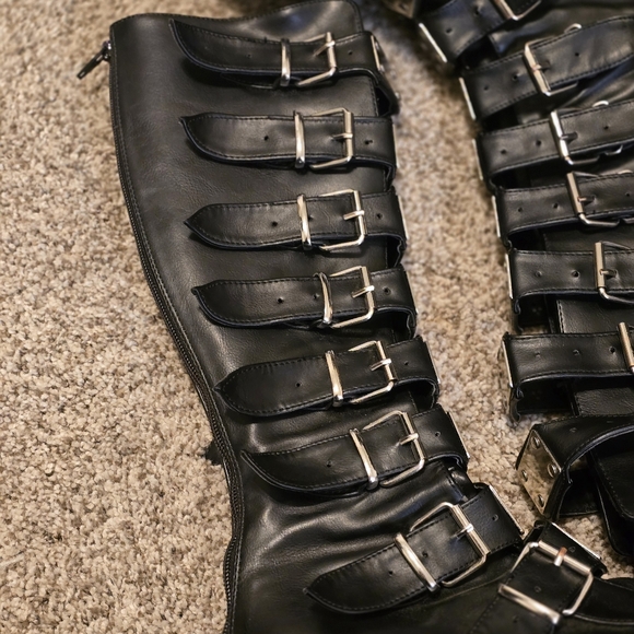 Demonia SWING-815 platform boots - Picture 4 of 14